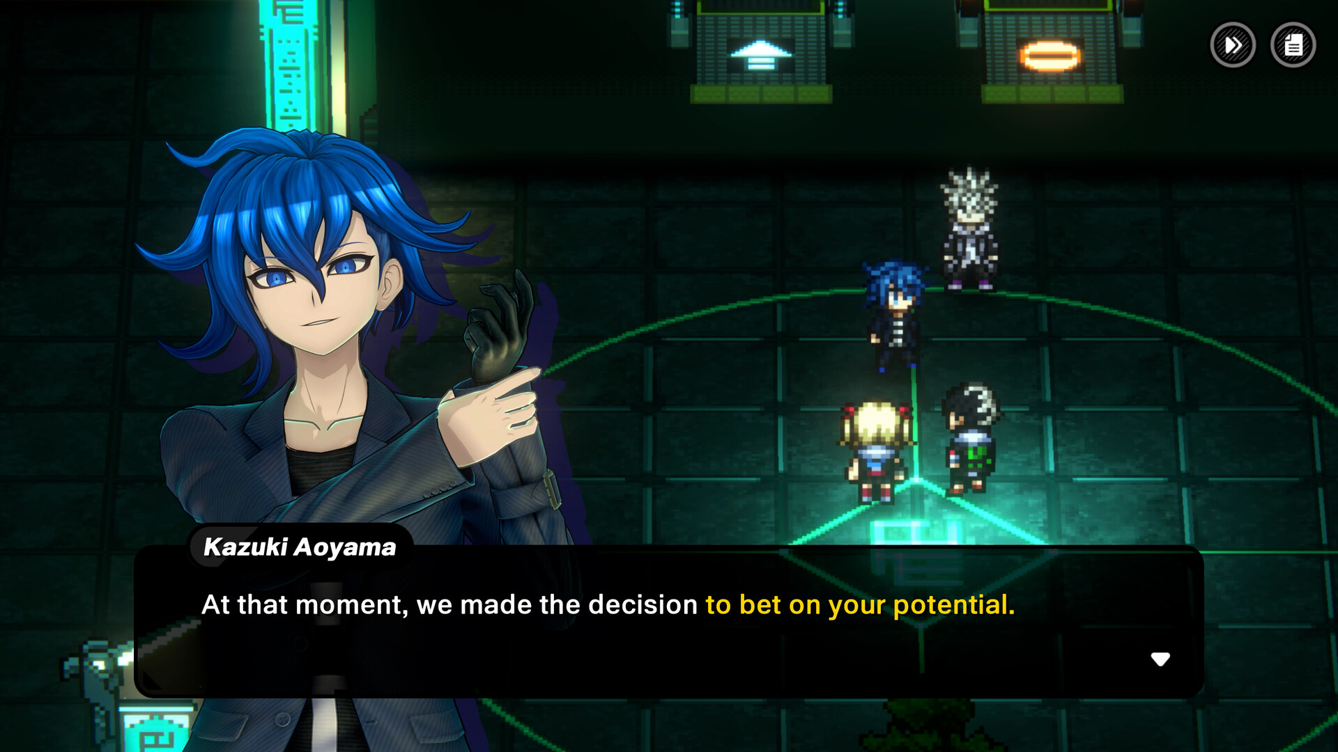 三人隊伍同時上場戰鬥，場面極具魄力