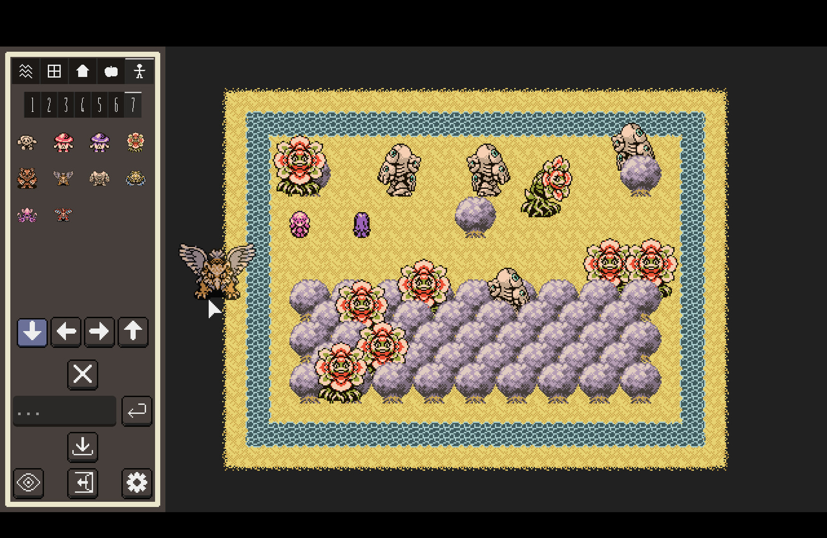 遊戲中充滿可愛的像素角色與建築。