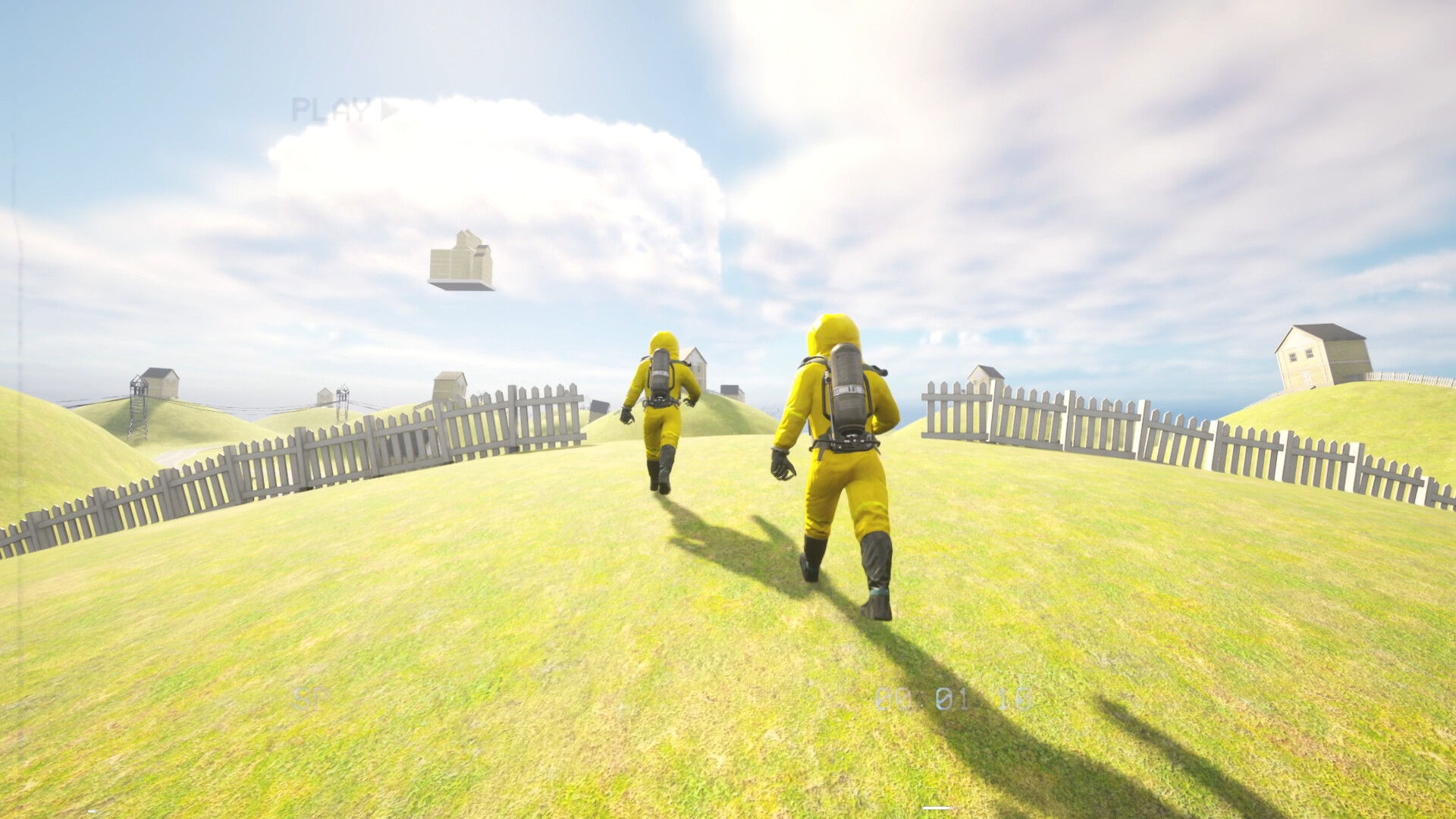 遊戲的 VHS 錄像帶風格畫面