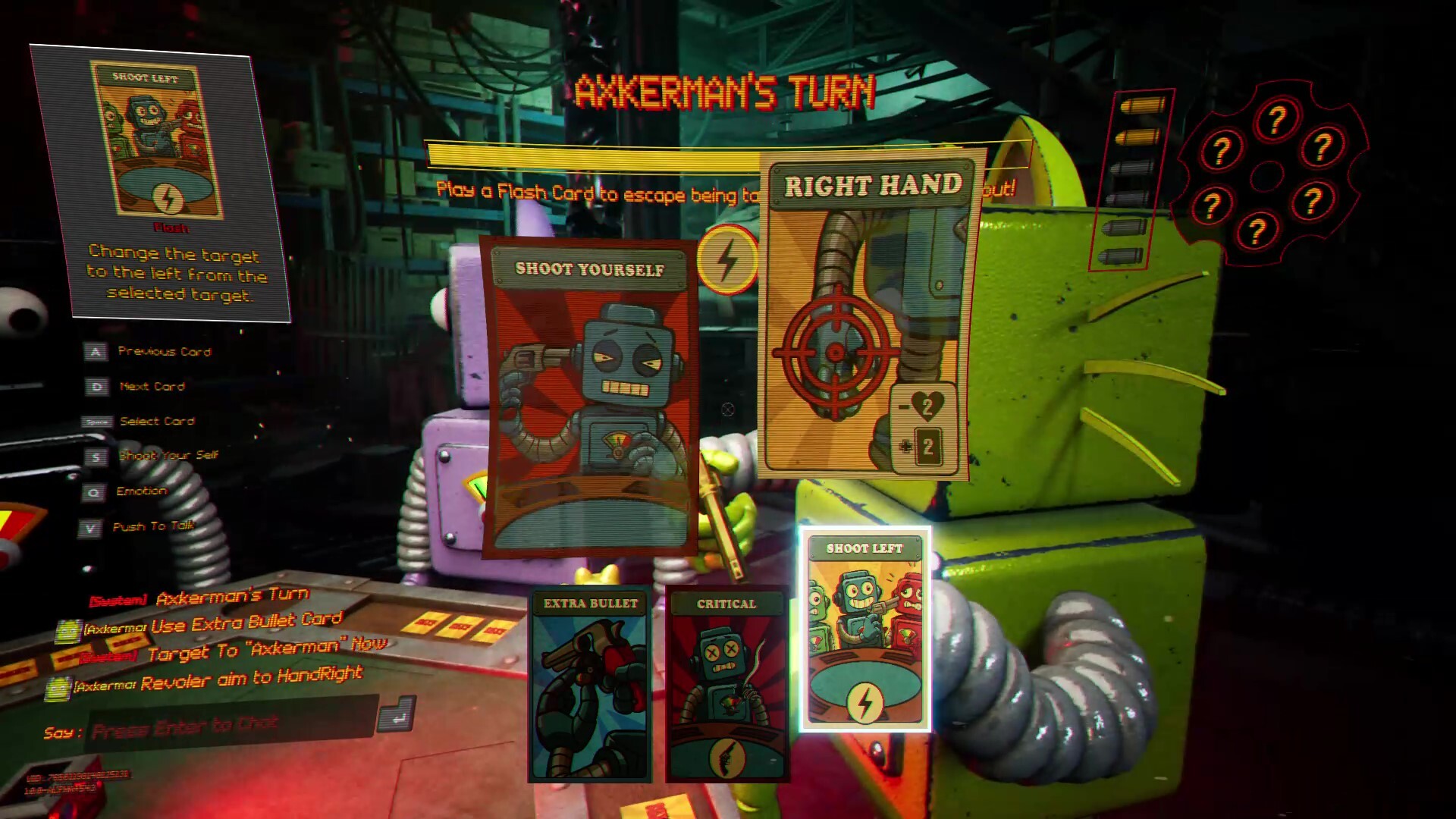 使用卡牌來保護自己