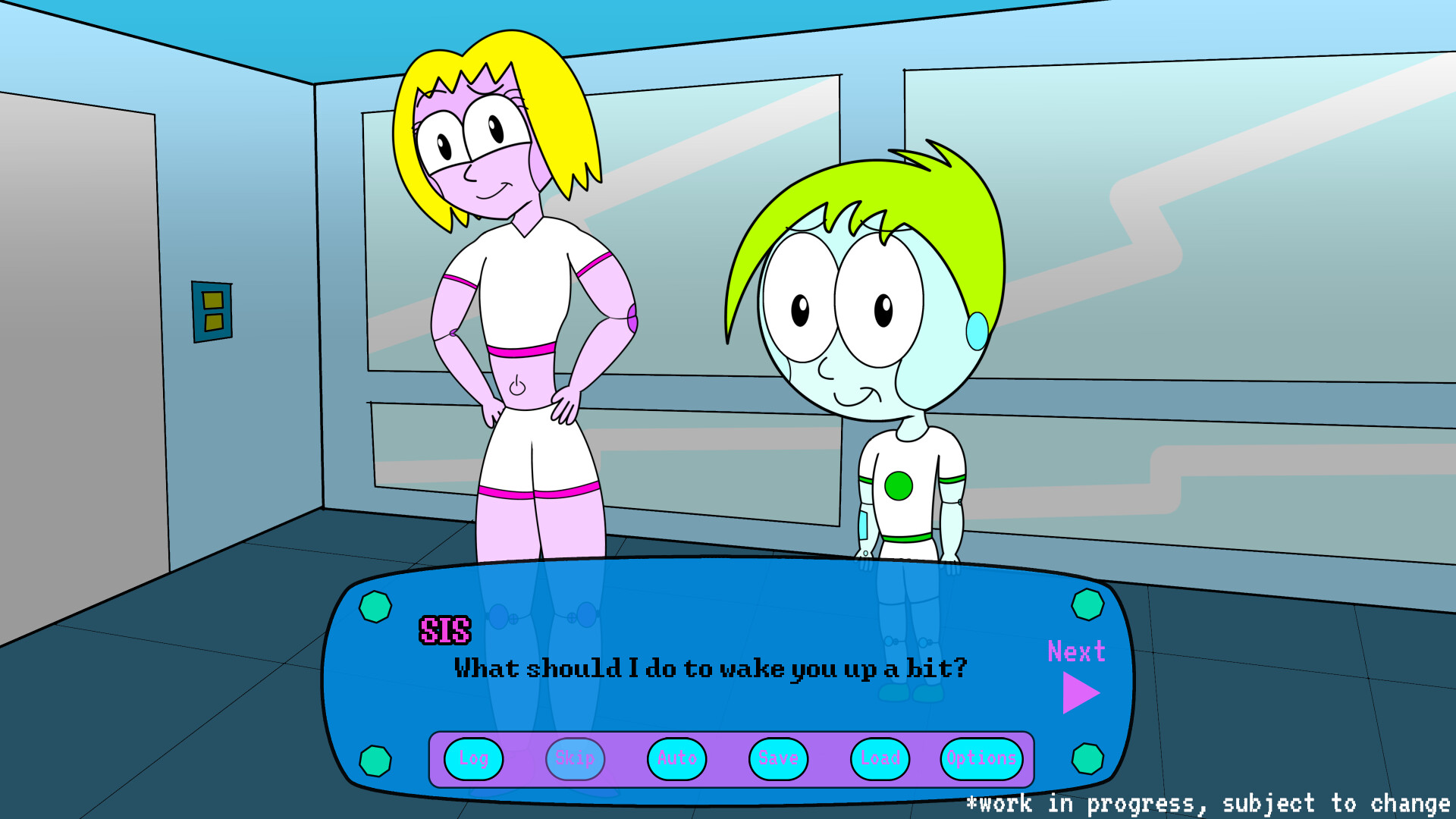 遊戲中的對話場景與角色