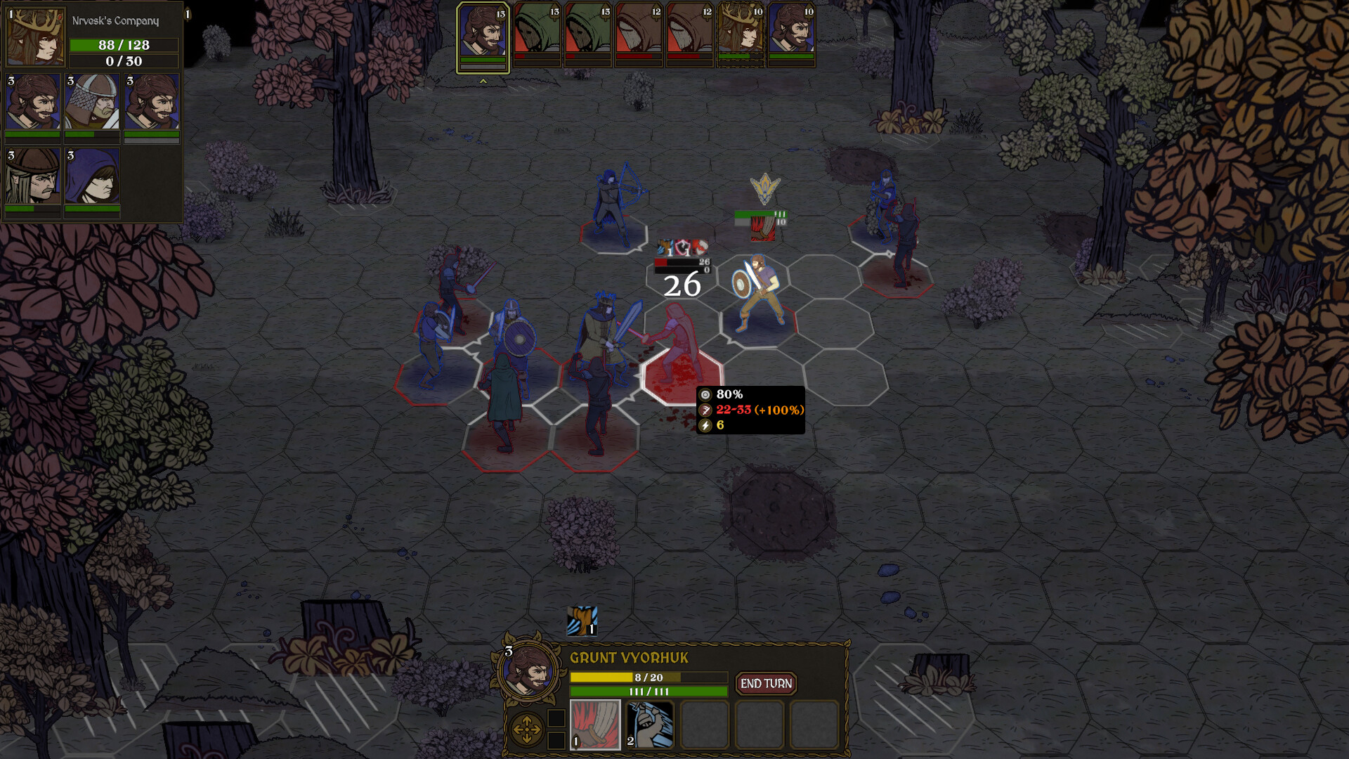 在遊戲世界地圖上進行抉擇