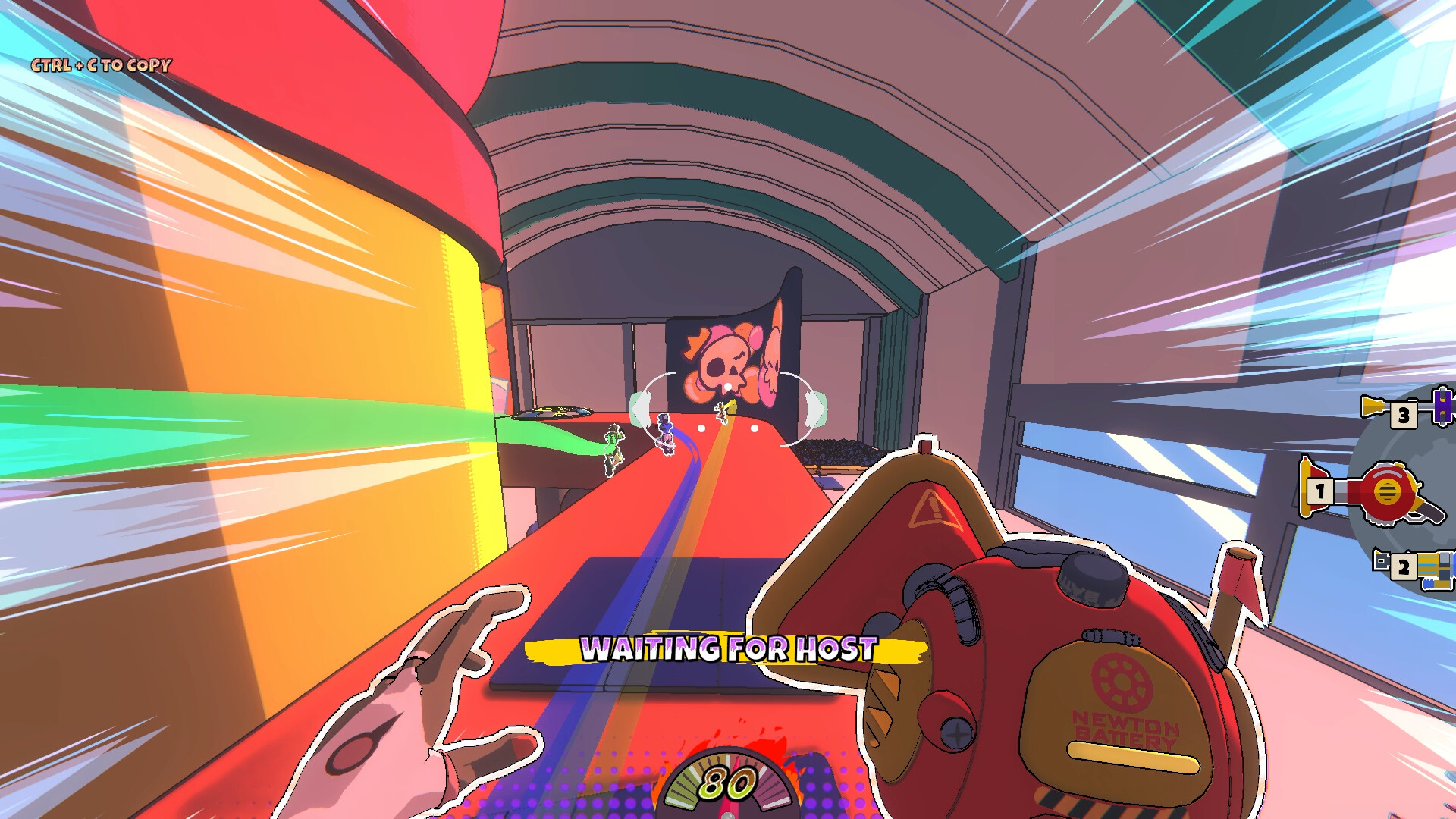 高速移動中的射擊視角