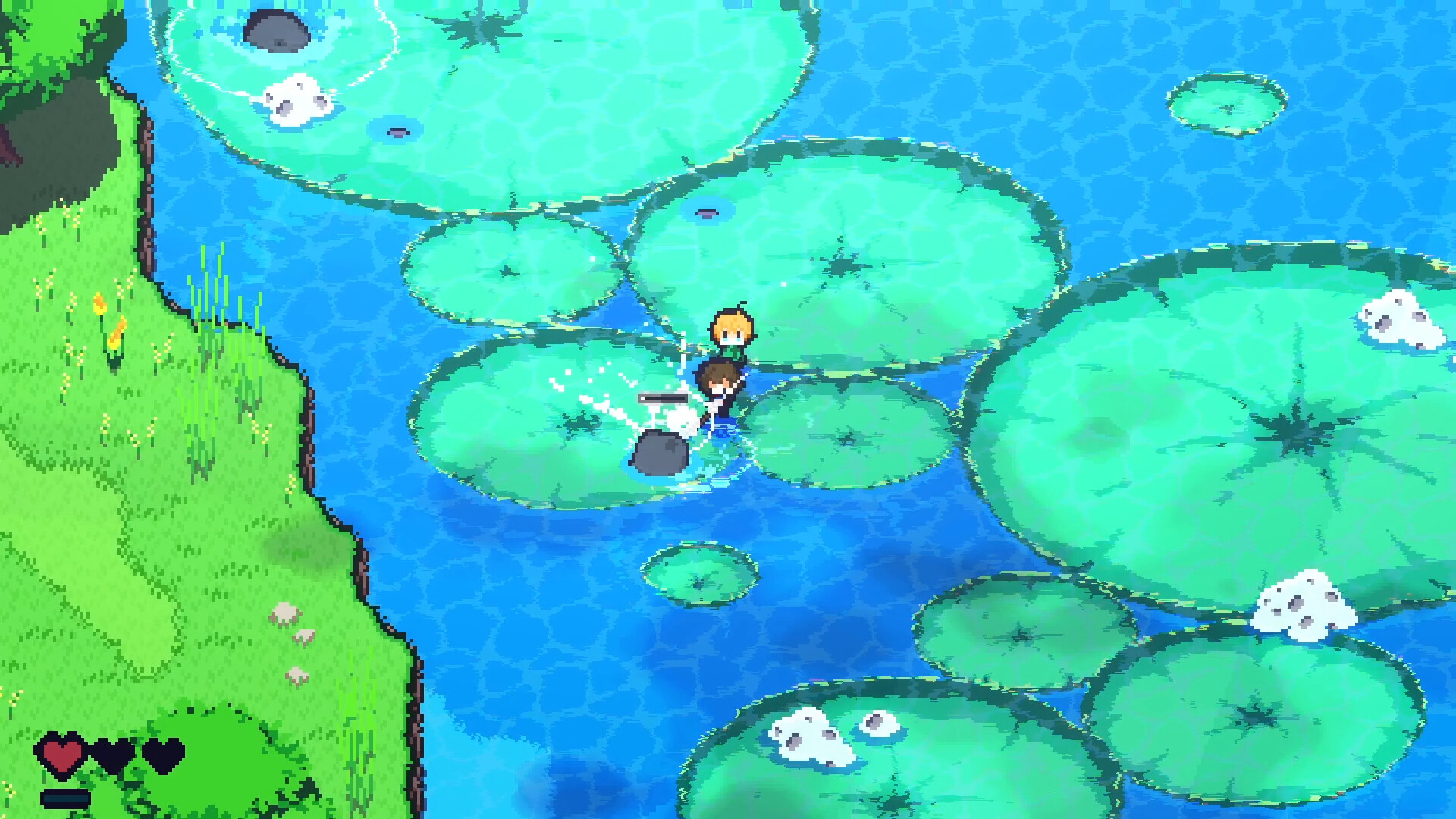 與奇特的怪物戰鬥