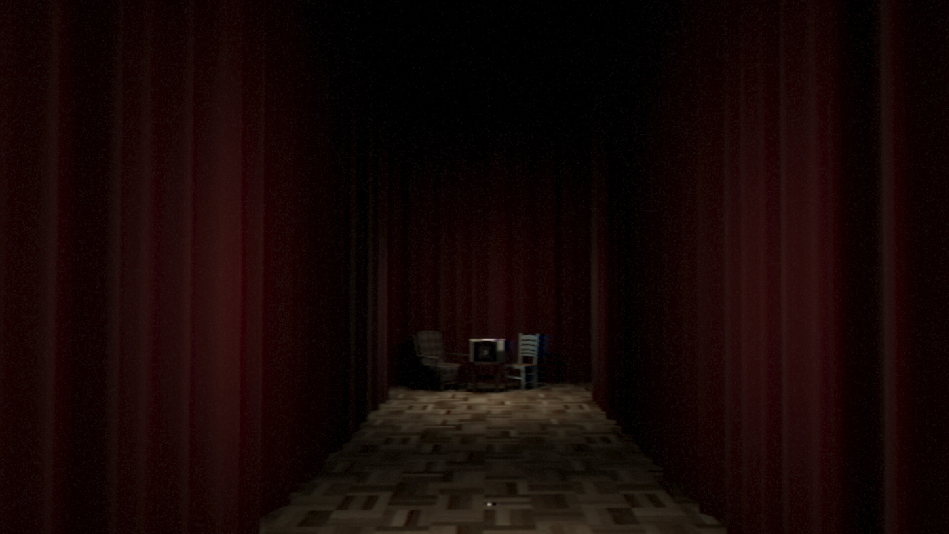 遊戲中詭異的室內場景