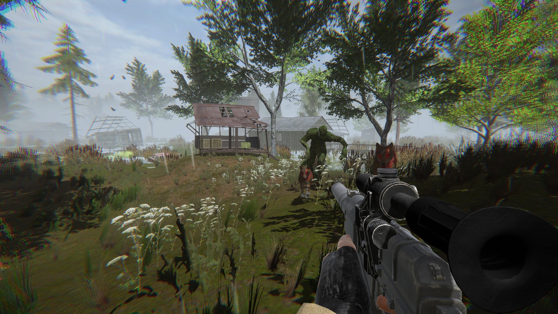 在禁區的營火旁稍作喘息