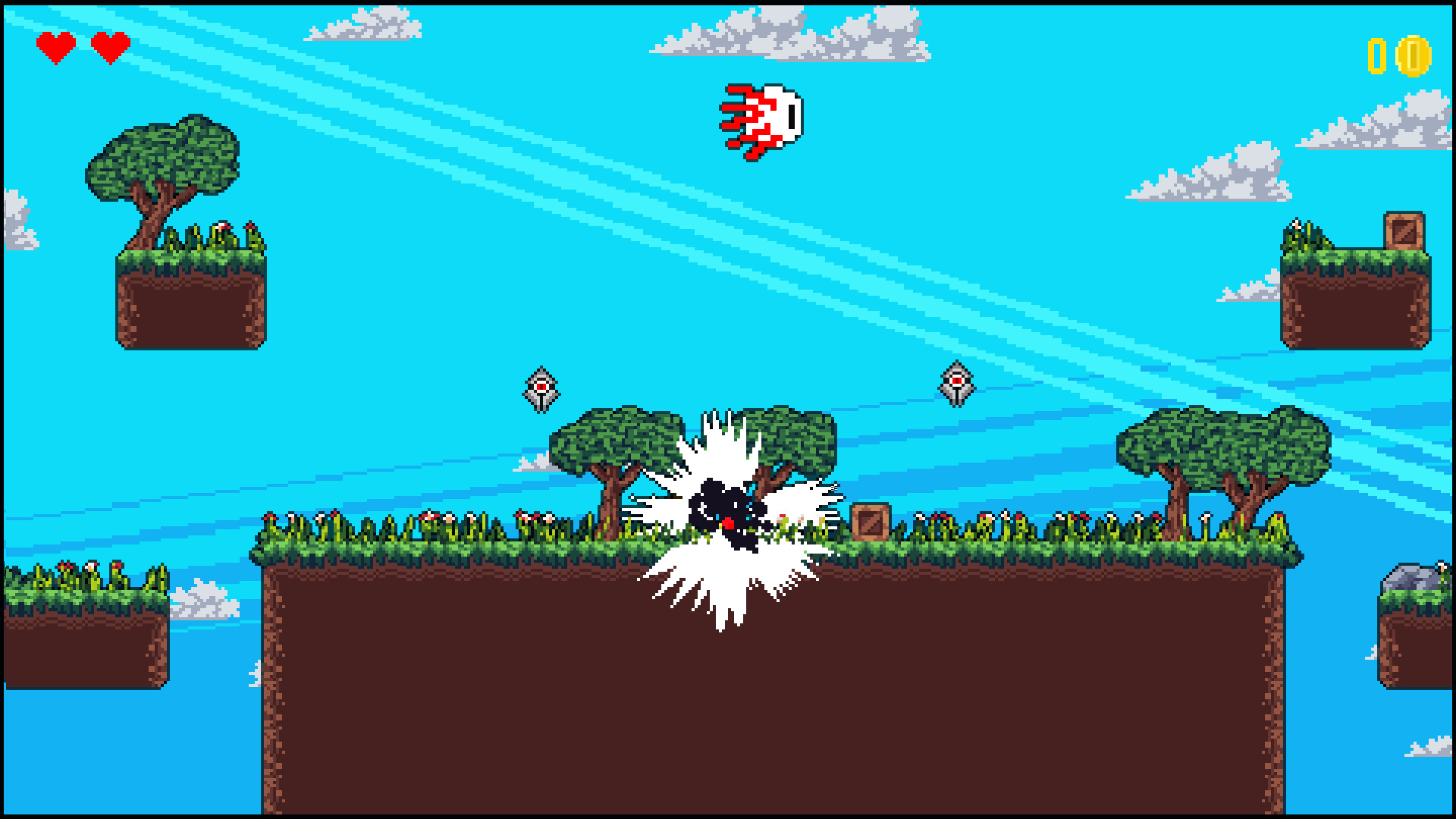 遊戲中的戰鬥場景，呈現流暢的像素風格。