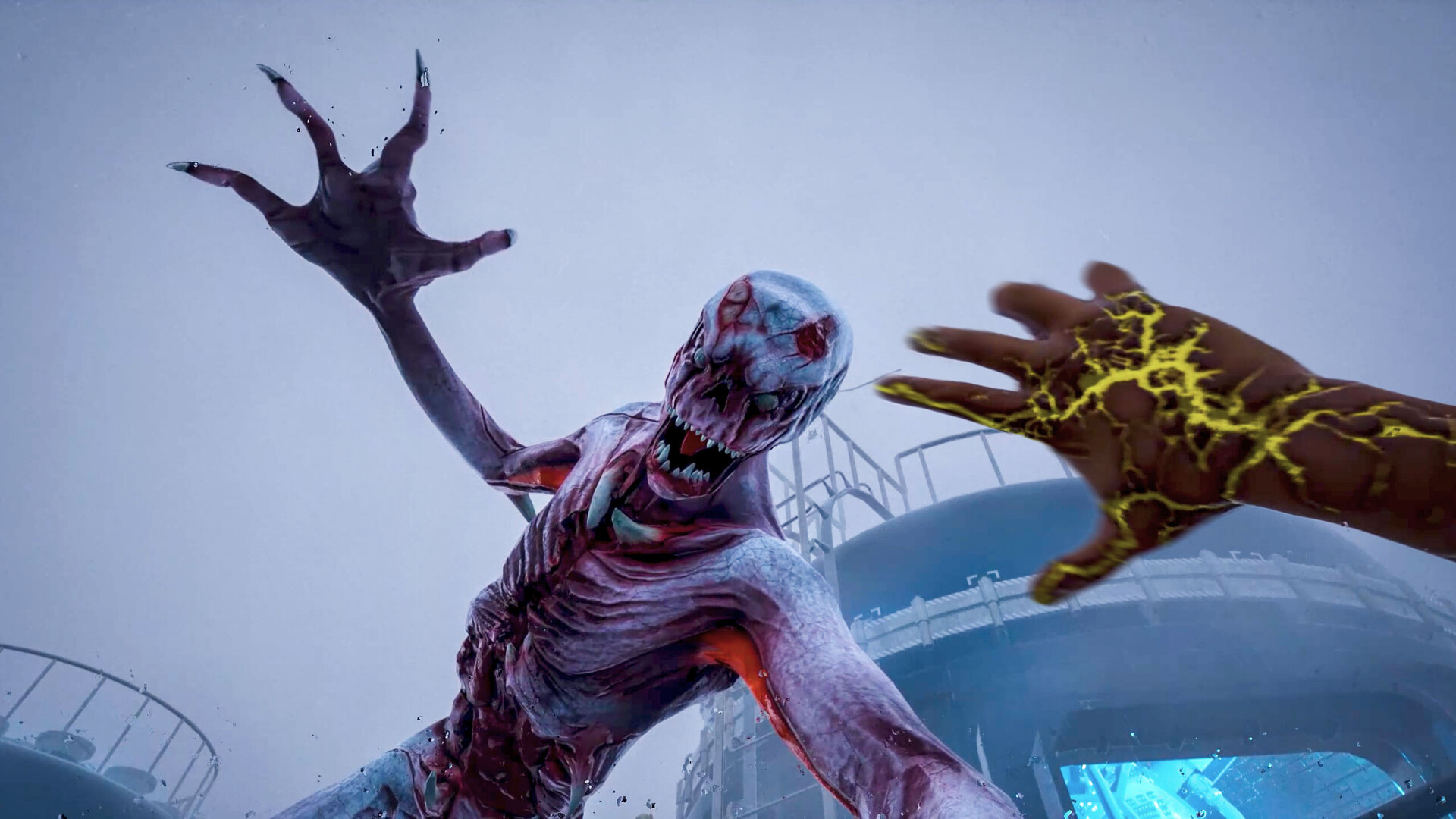 玩家們在陰暗的環境中探索