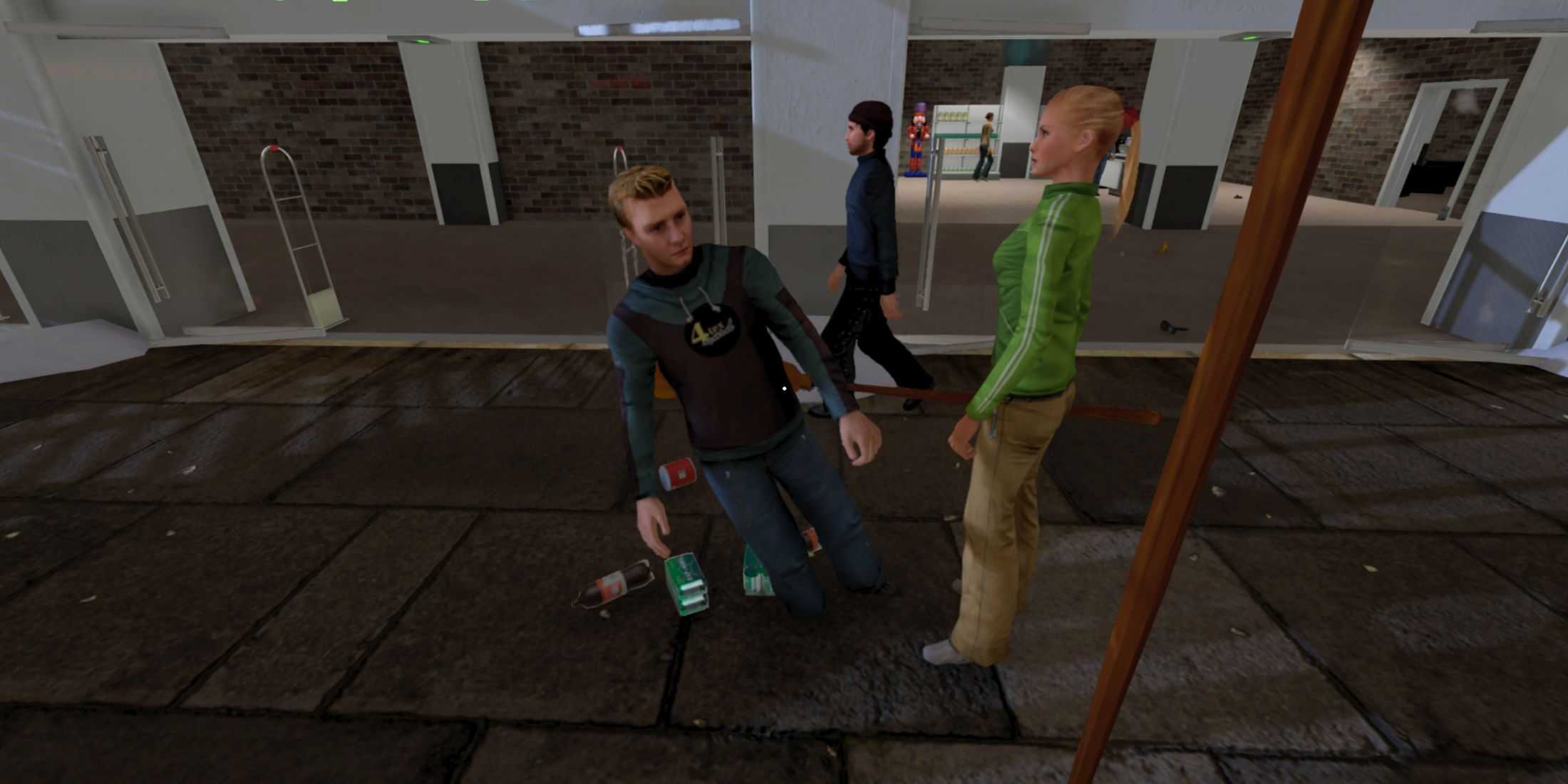 玩家需要親自或靠保全來阻止店內的小偷