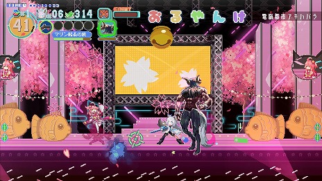 與被穢氣侵蝕的櫻巫女對決