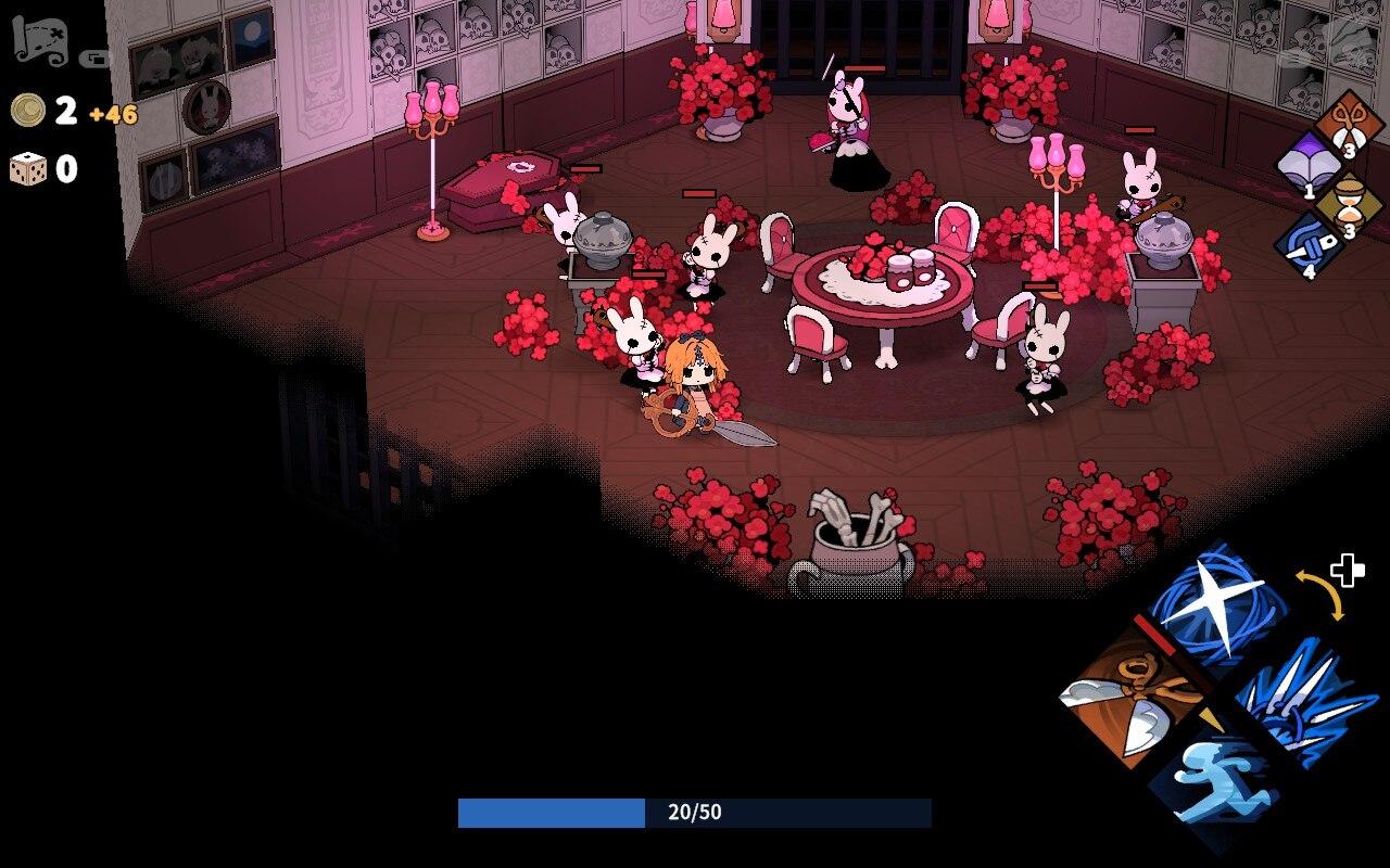 遊戲中的戰鬥場面充滿華麗的彈幕特效