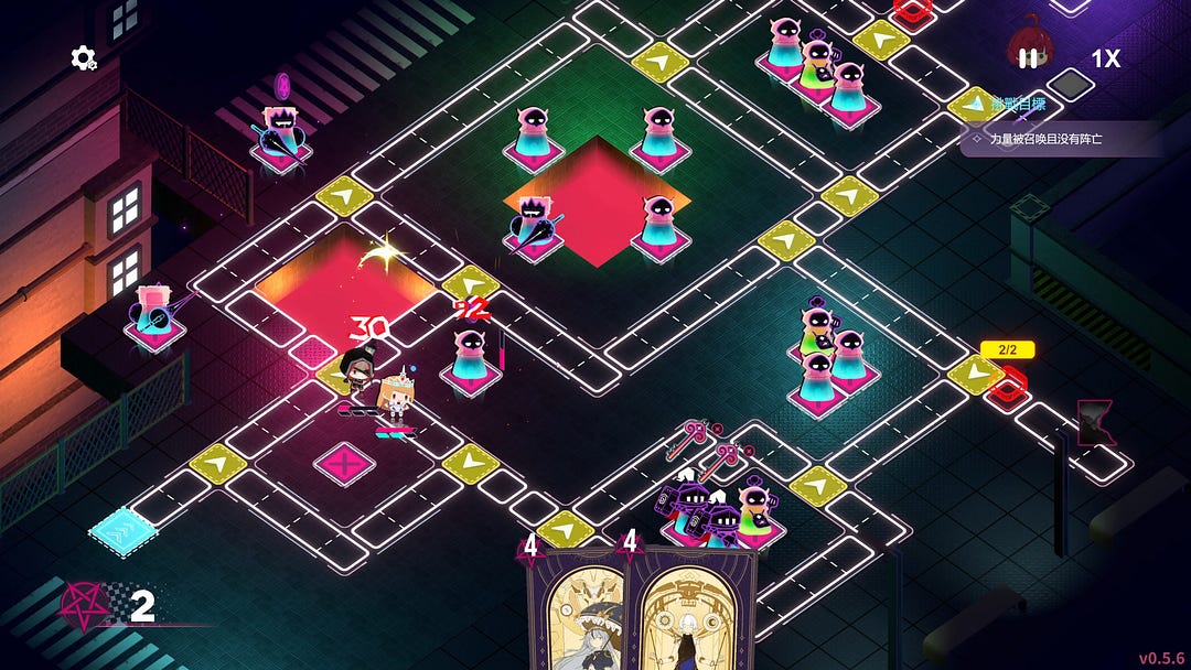 運用魔女牌召喚角色