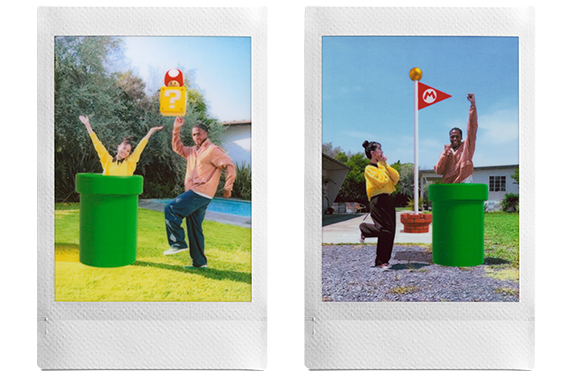 使用者可透過 instax AiR Studio 創造有趣的互動照片