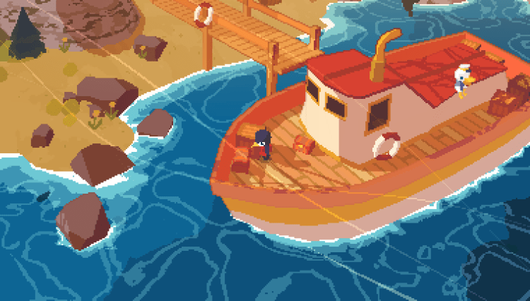 與島上居民進行有趣的互動