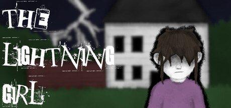 《閃電女孩》遊戲主視覺圖，呈現被閃電環繞的女性主角。