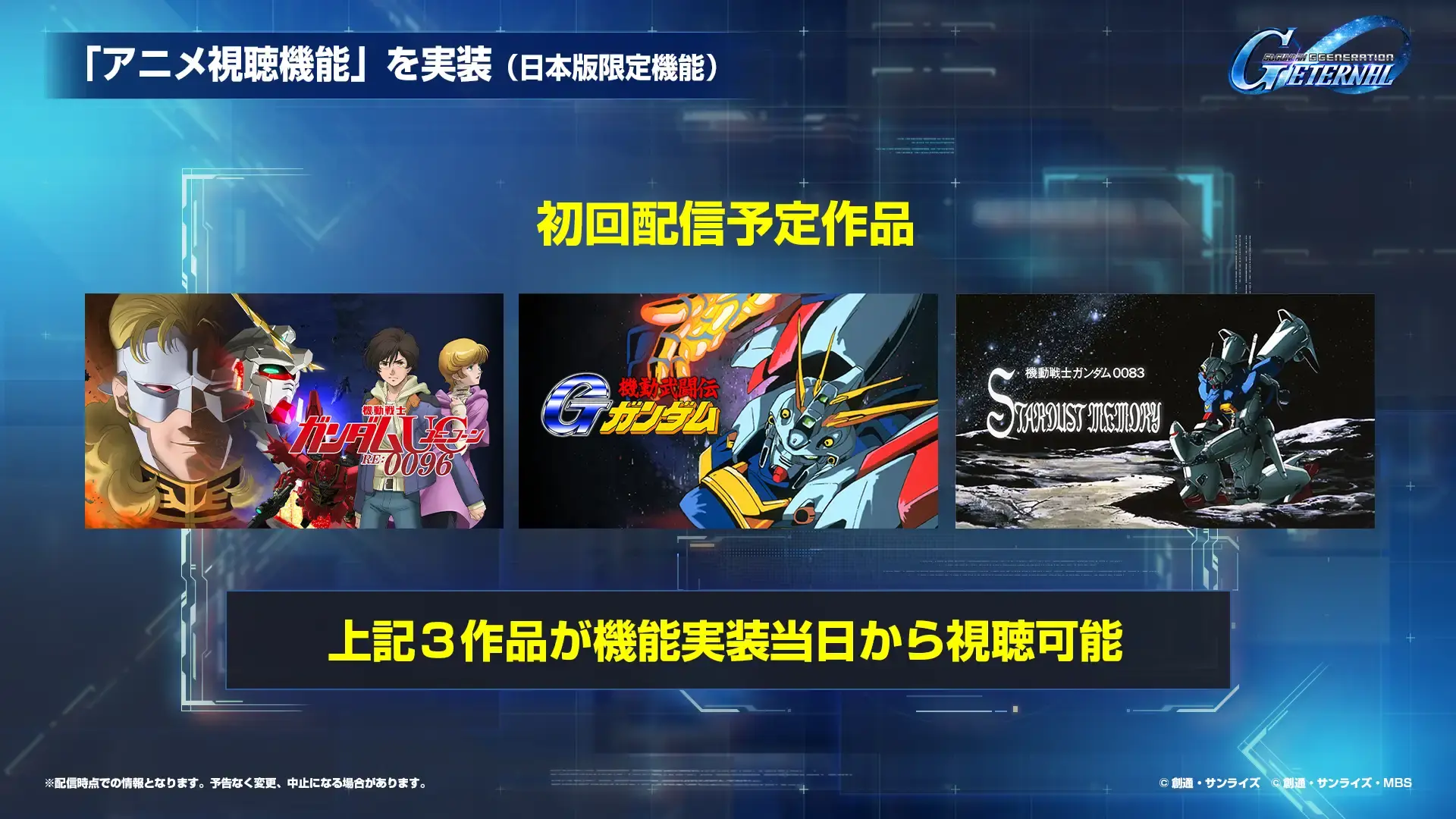 訂閱服務附贈動畫觀看權限,可重溫經典作品。