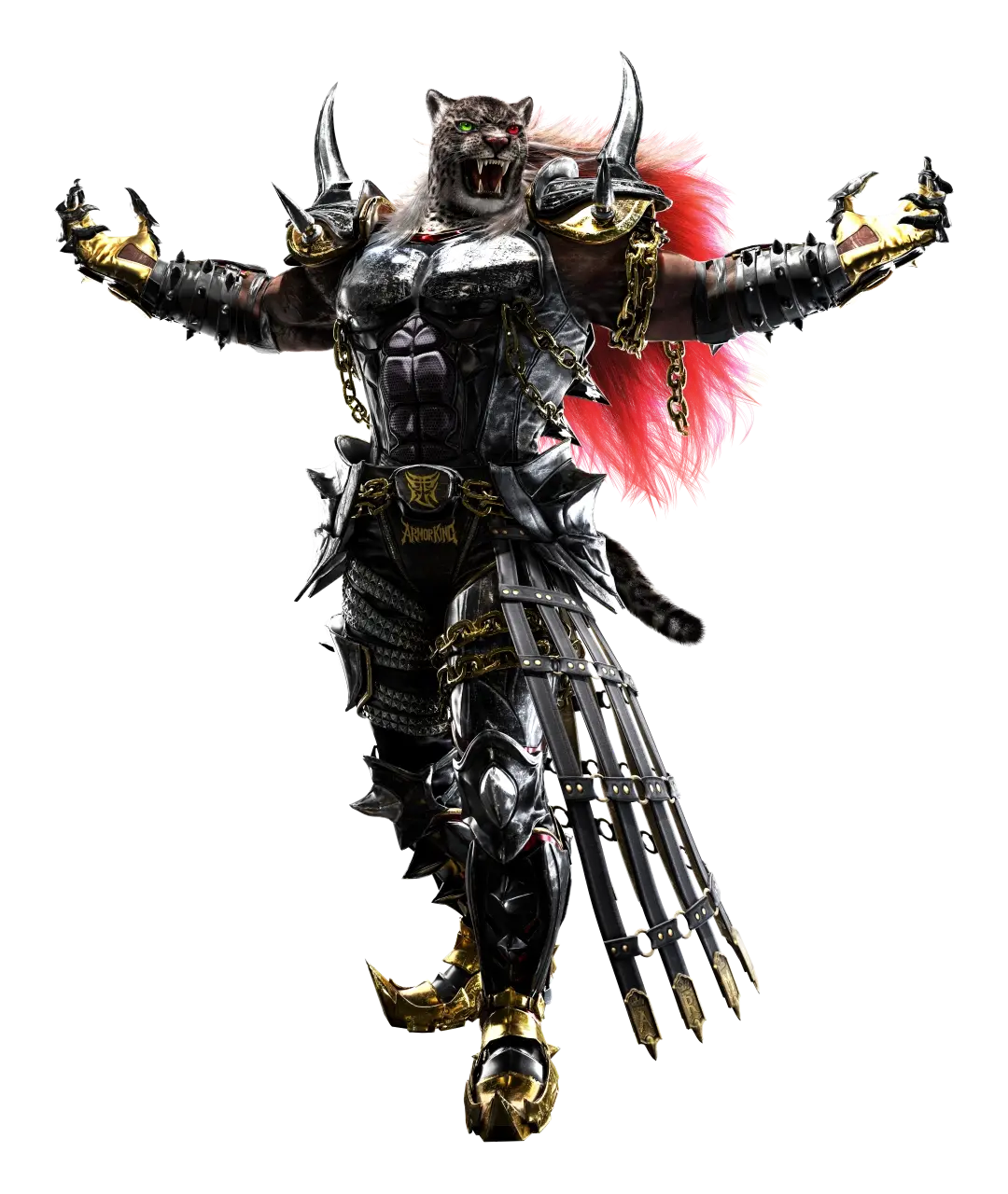 盔甲金的角色美術設定圖