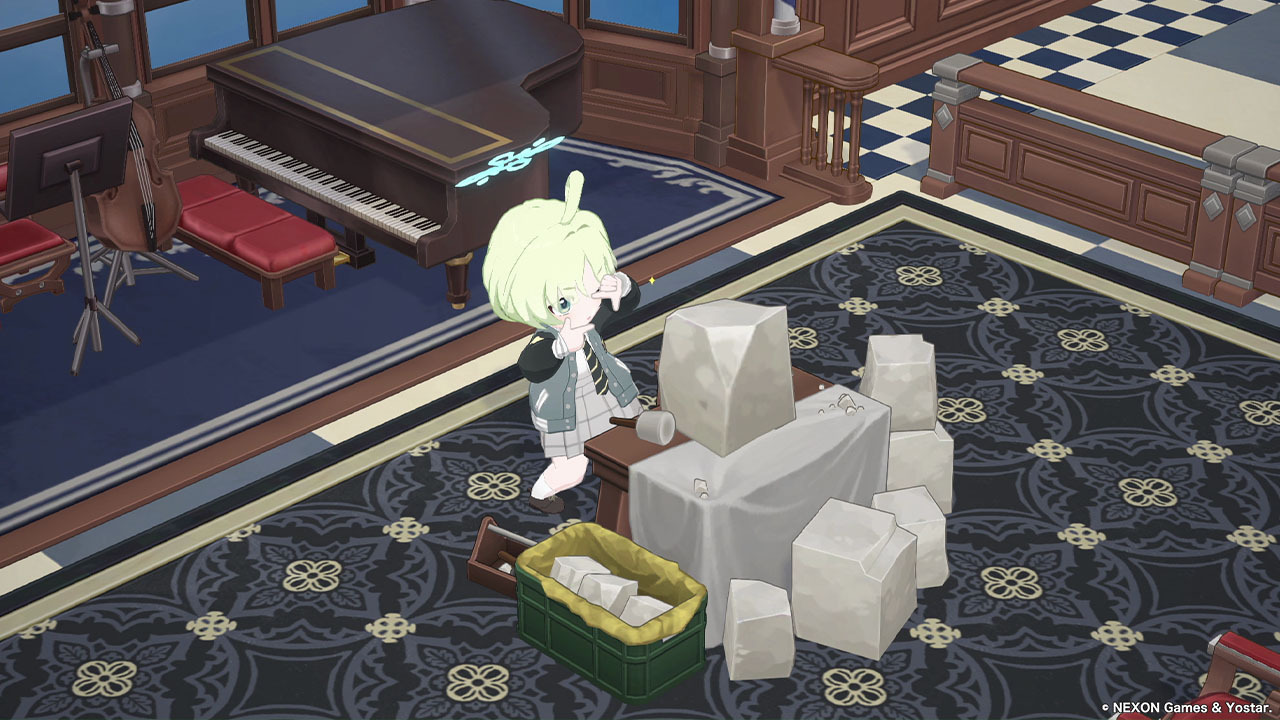 配合「律」登場的新家具互動。