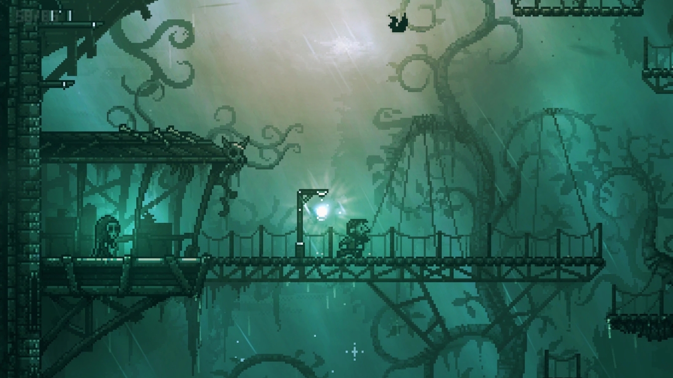 遊戲中充滿了需要潛行躲避的敵人。