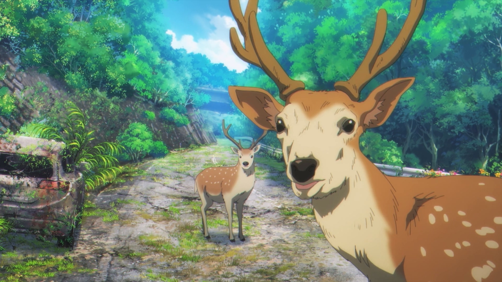 末日後的世界，大自然逐漸覆蓋人類文明的遺跡。