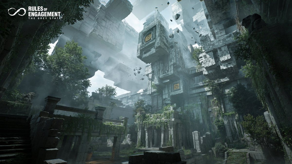 遊戲中的場景細節豐富，充滿了壓迫感。