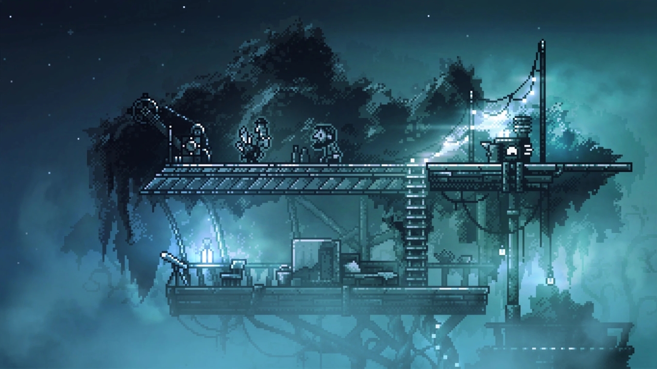 Inmost 遊戲中的戰鬥與動作場景。