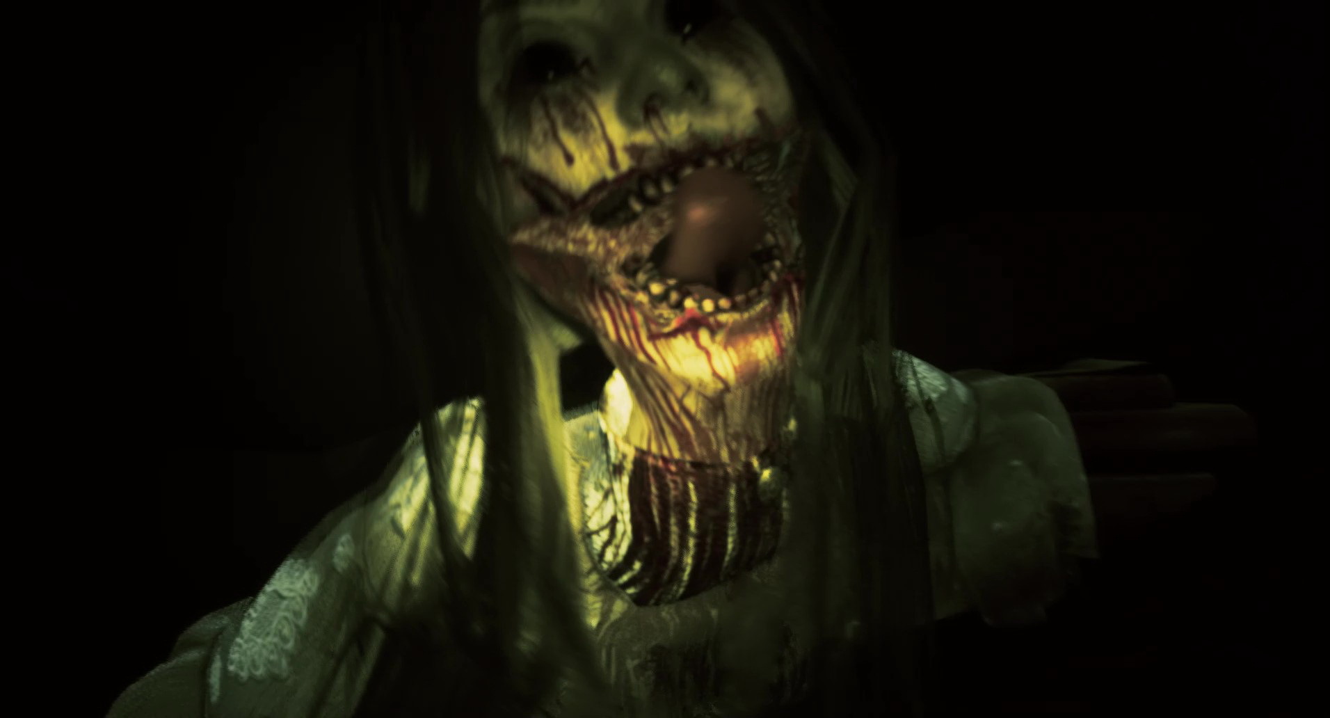 遊戲中充滿詭異氛圍的場景。