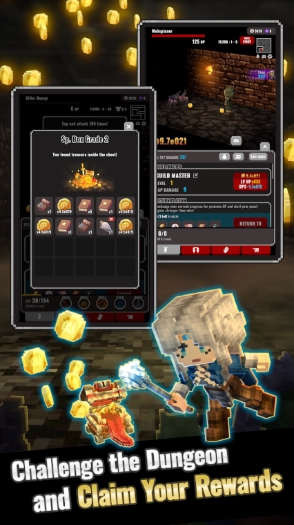 遊戲中的冒險者角色美術圖