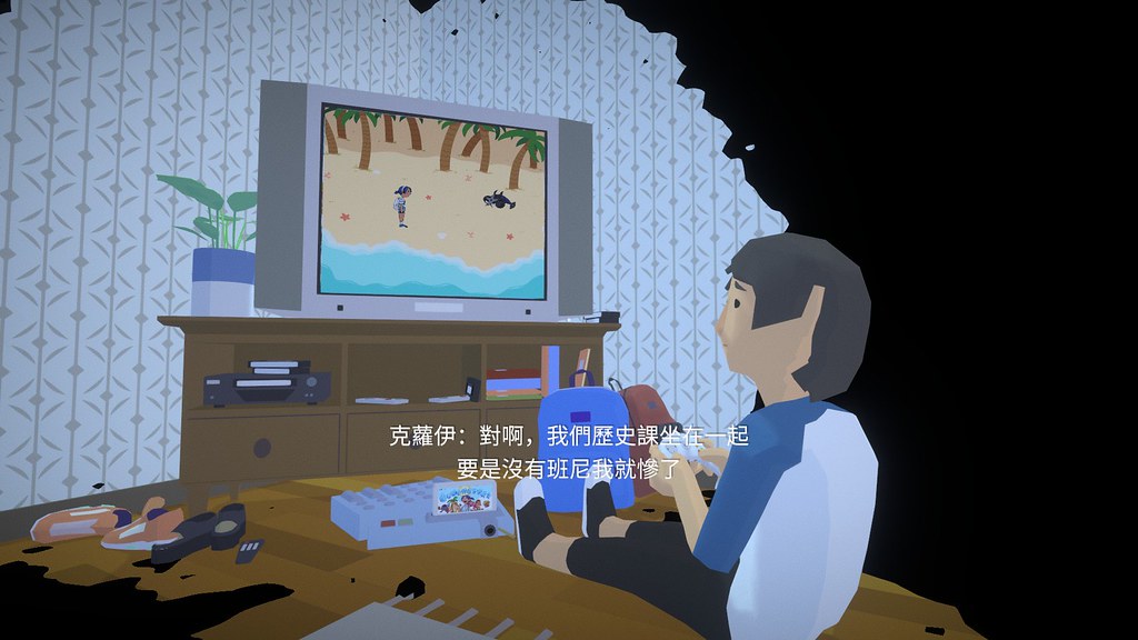 與青梅竹馬 Chloe 的互動是遊戲中相當純真可愛的橋段。