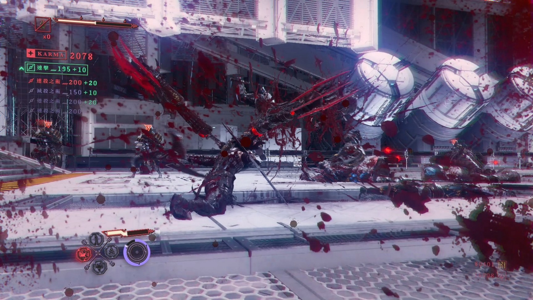 忍者外傳 4 中爽快的斷肢系統回歸。