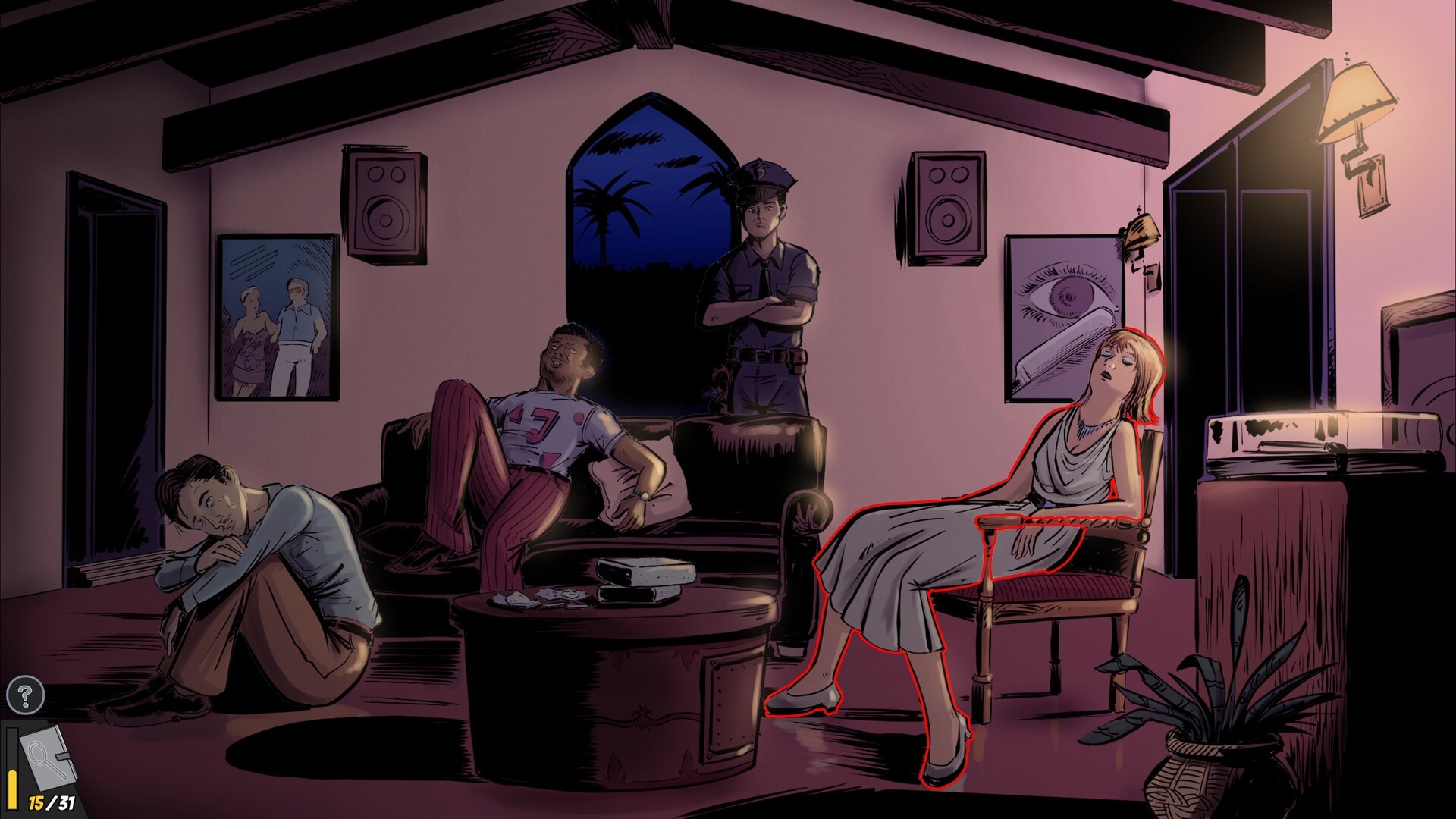 細膩的光影處理是黑色電影風格的關鍵。