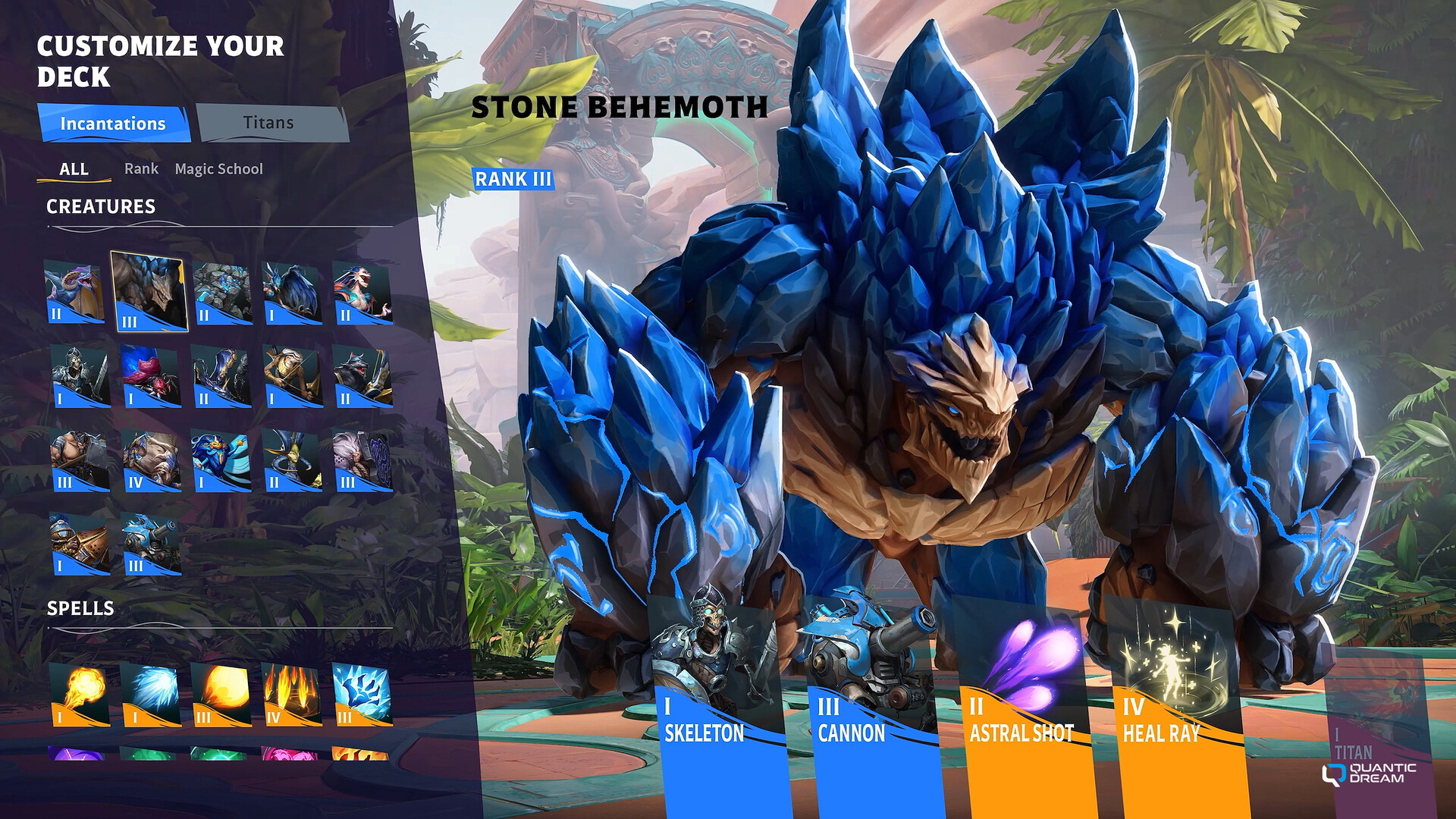 奇幻風格的遊戲場景