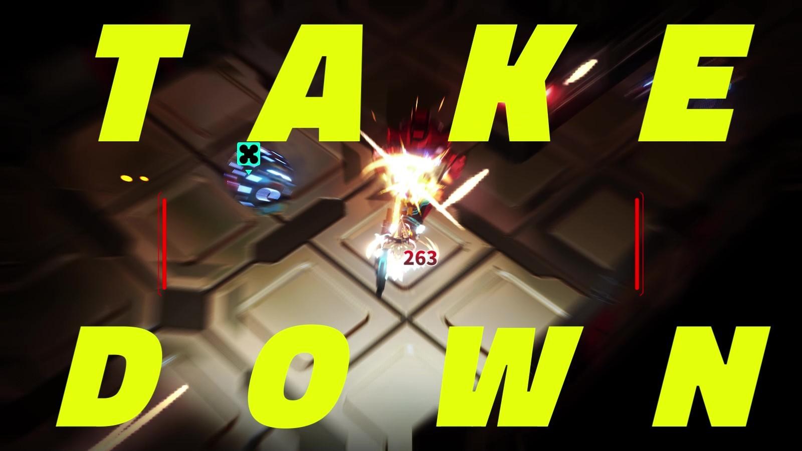 帥氣的 TAKE DOWN 終結技