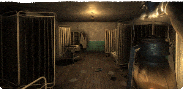 在廢棄的設施中探索