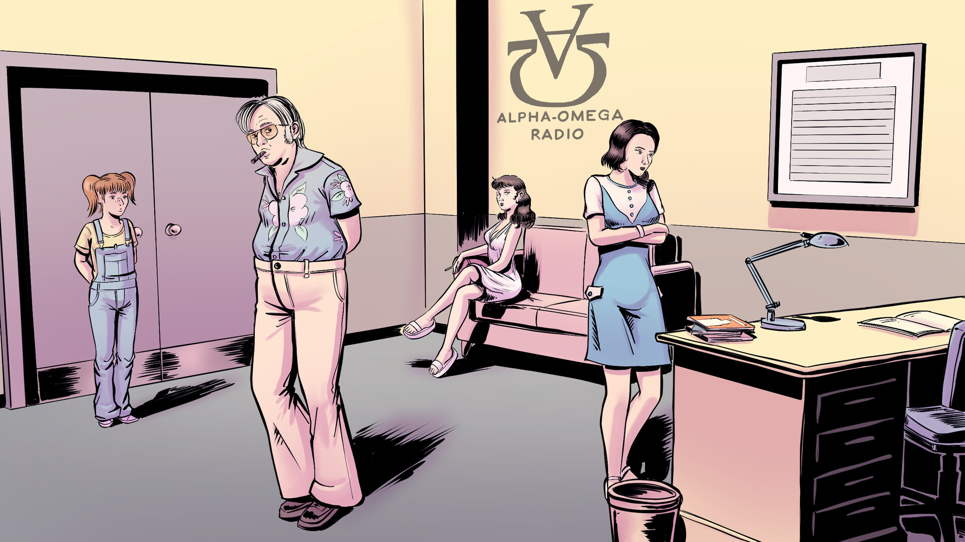 遊戲以獨特的黑白手繪風格呈現70年代好萊塢的氛圍。