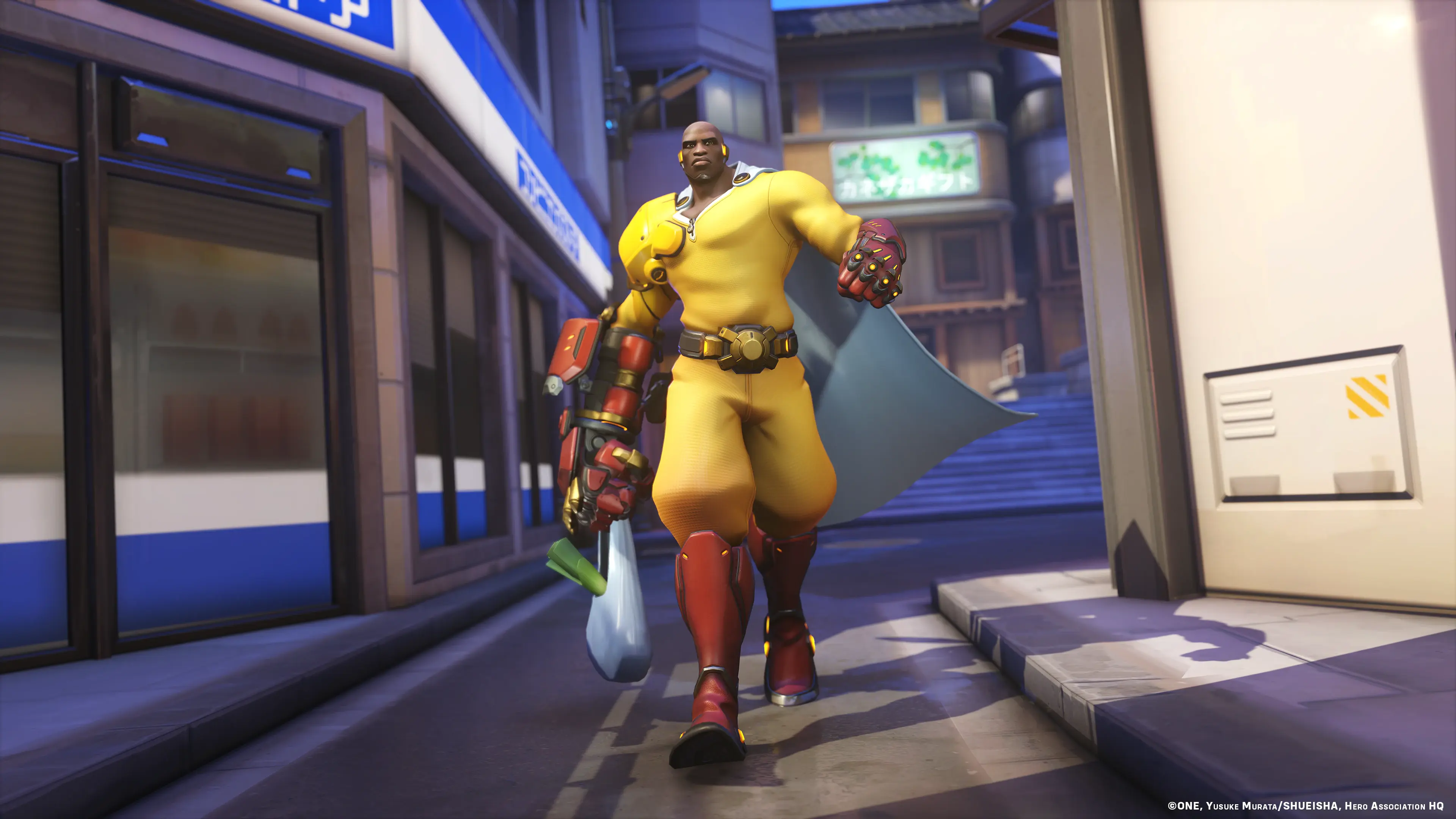 毀滅拳王化身埼玉、源氏化身傑諾斯、霧子化身戰慄的龍卷