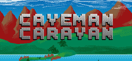 穴居人商隊遊戲主視覺圖