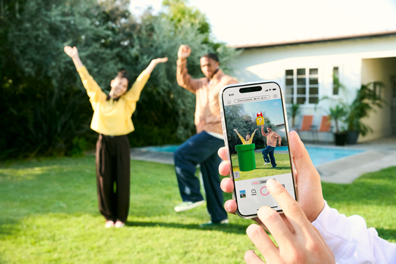 instax AiR Studio 功能可加入瑪利歐世界中的經典3D物件