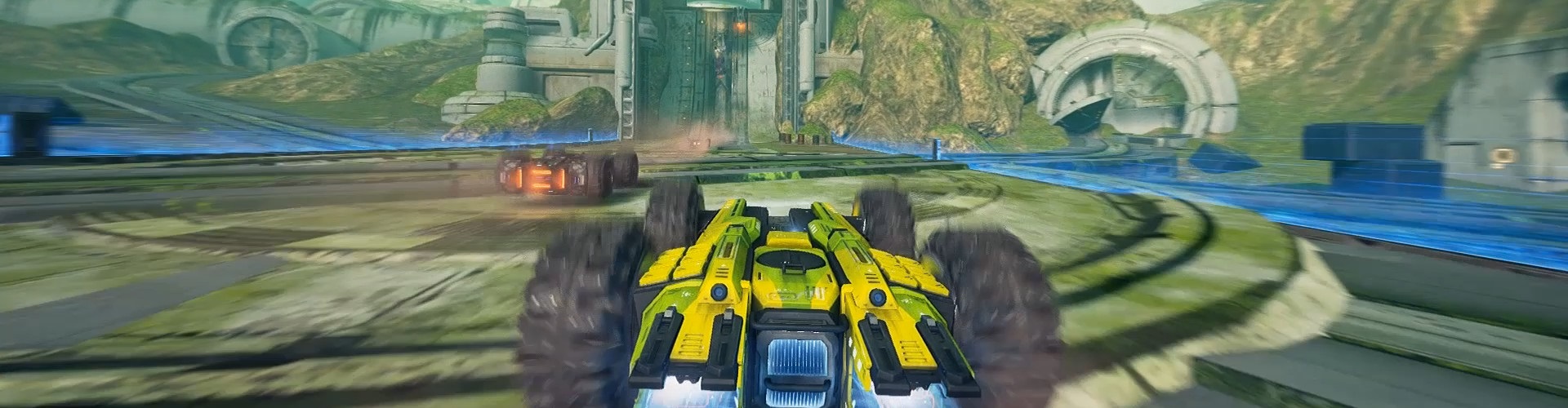 GRIP 賽車在牆壁上高速行駛