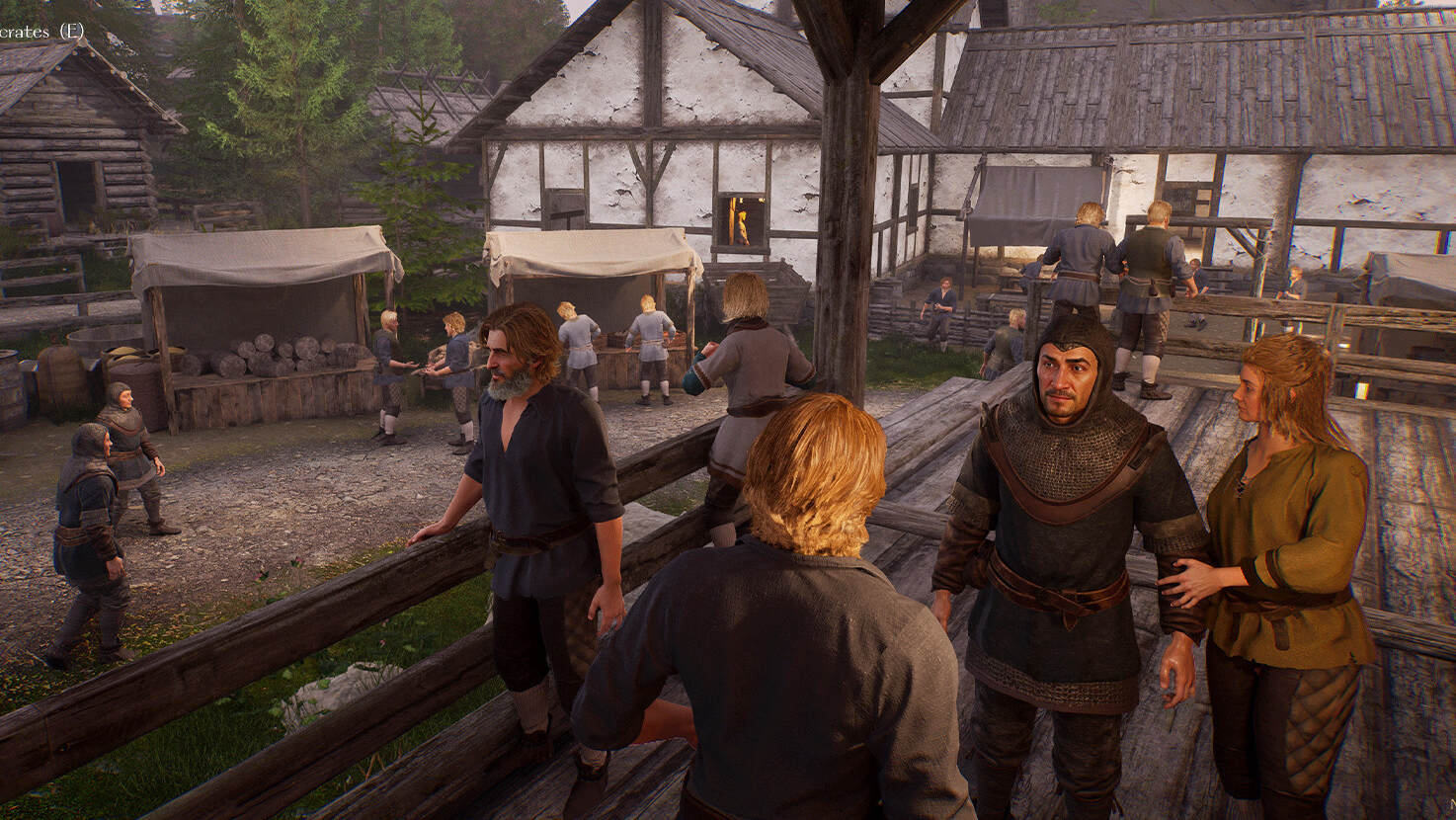 玩家可以親身與村民互動