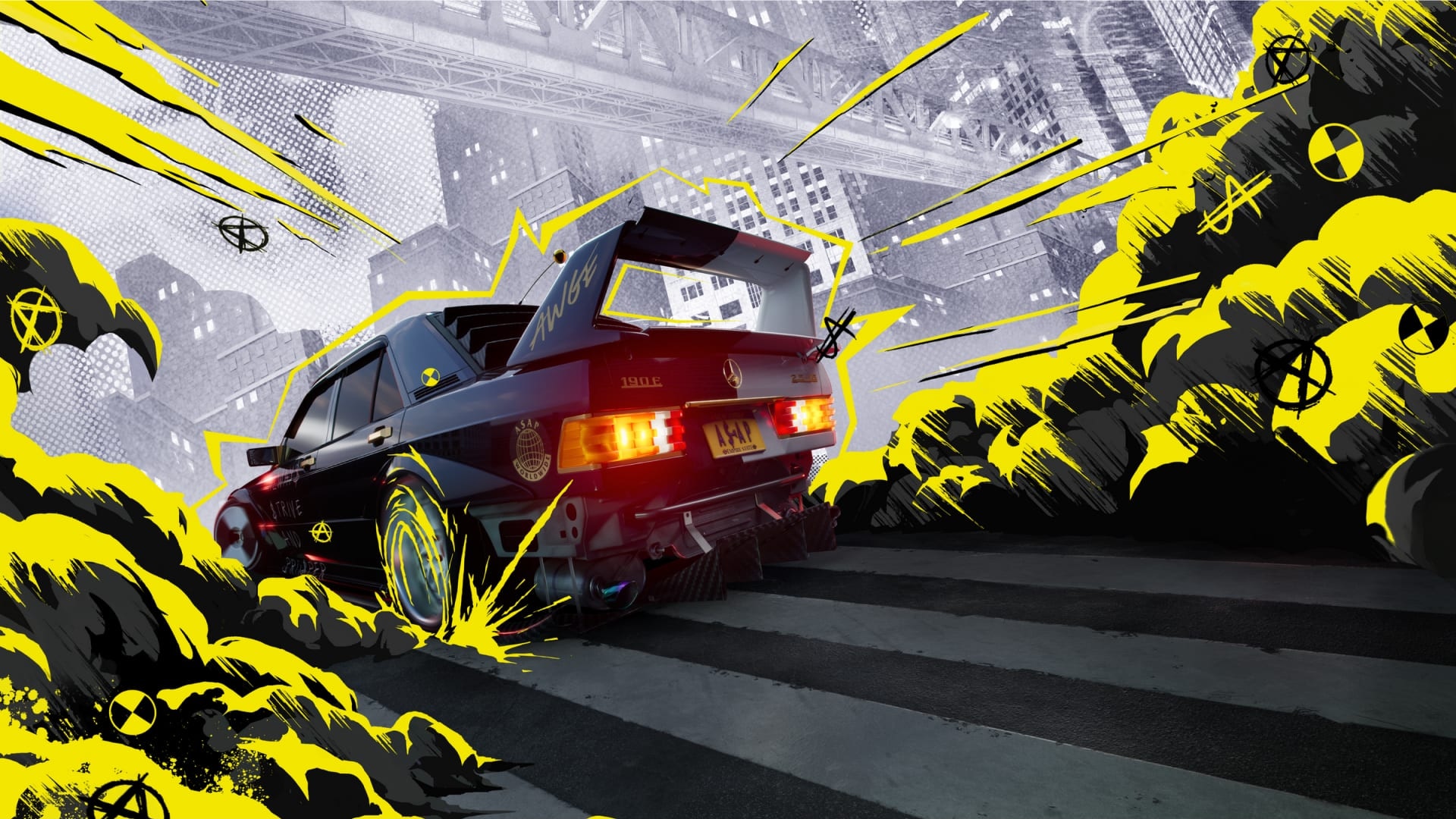 遊戲中結合塗鴉藝術的獨特視覺風格