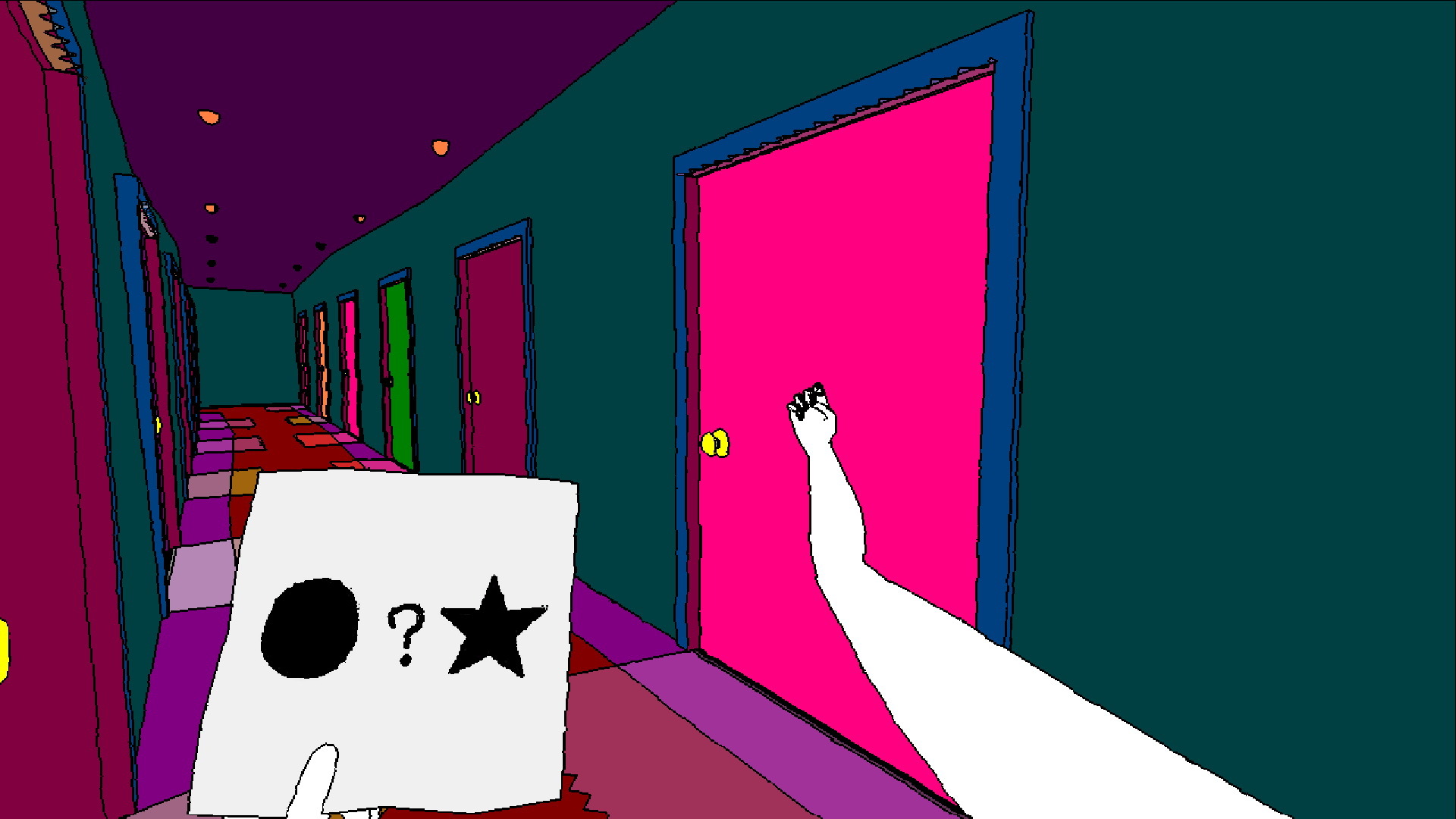 遊戲場景融合了詭異與懷舊的元素