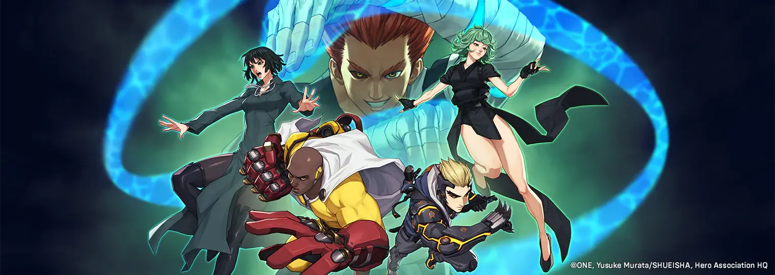 鬥陣特攻2與一拳超人合作主視覺圖