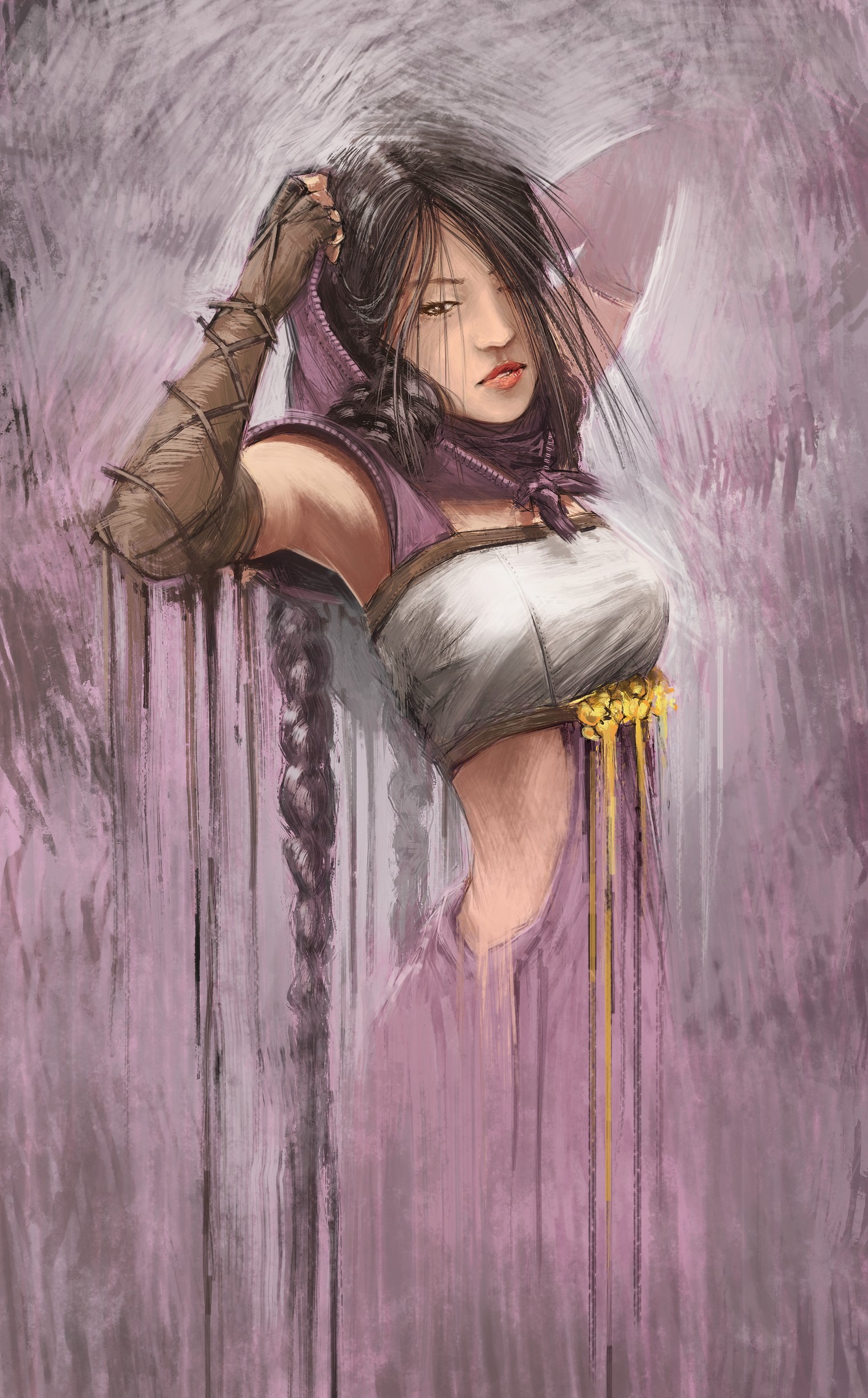 遊戲角色隼人準備行動。