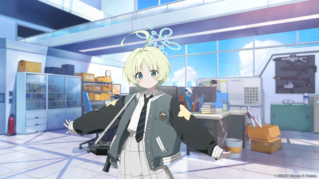 「律」的 EX 技能展示畫面。