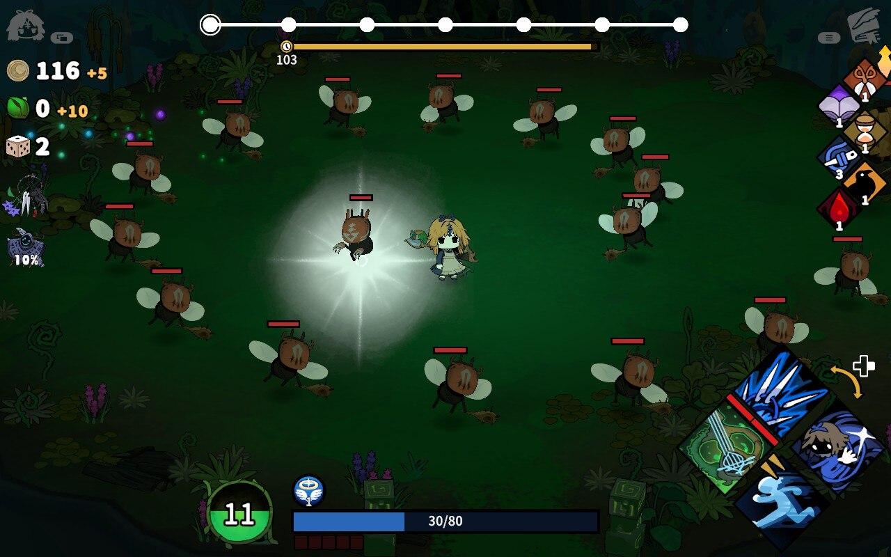 平時的小怪數量眾多，清理起來頗具爽快感。