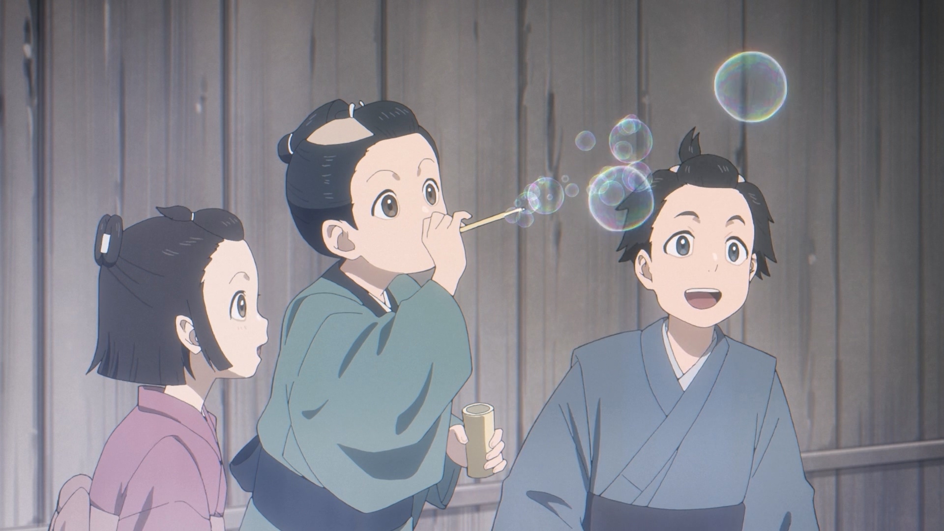 主角一太郎，從小體弱多病。