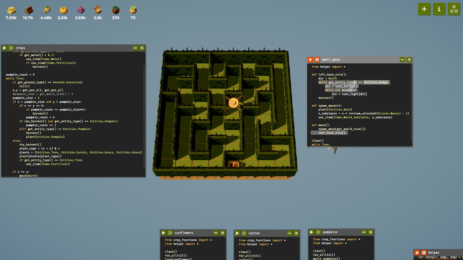 遊戲中後期複雜的農場規劃