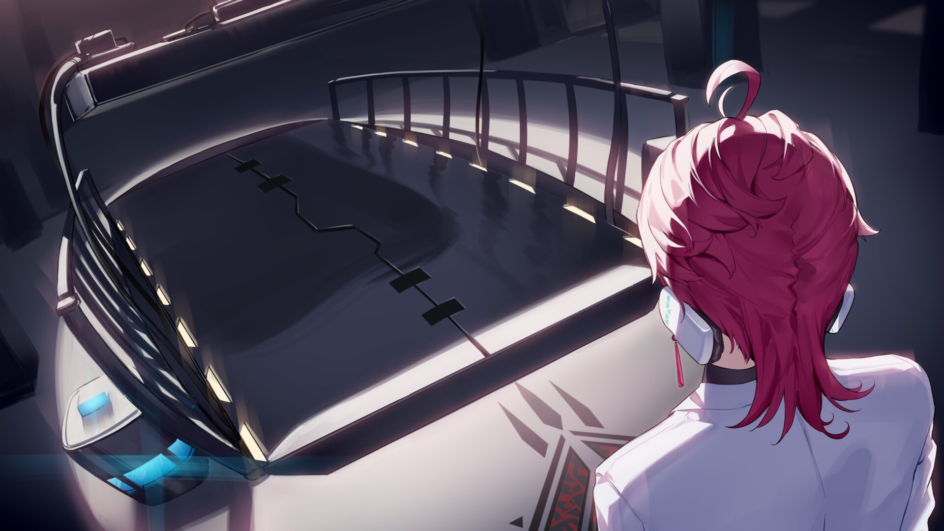 受到「半側空間忽略症」影響時，遊戲畫面會出現異常。