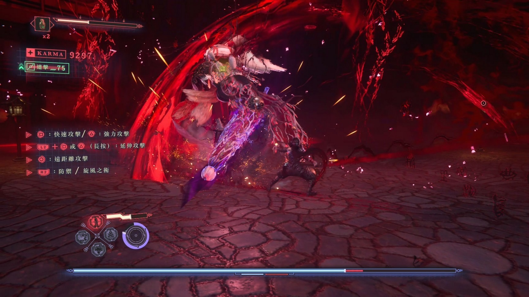 高速且充滿互動性的戰鬥是忍者外傳 4 的核心。